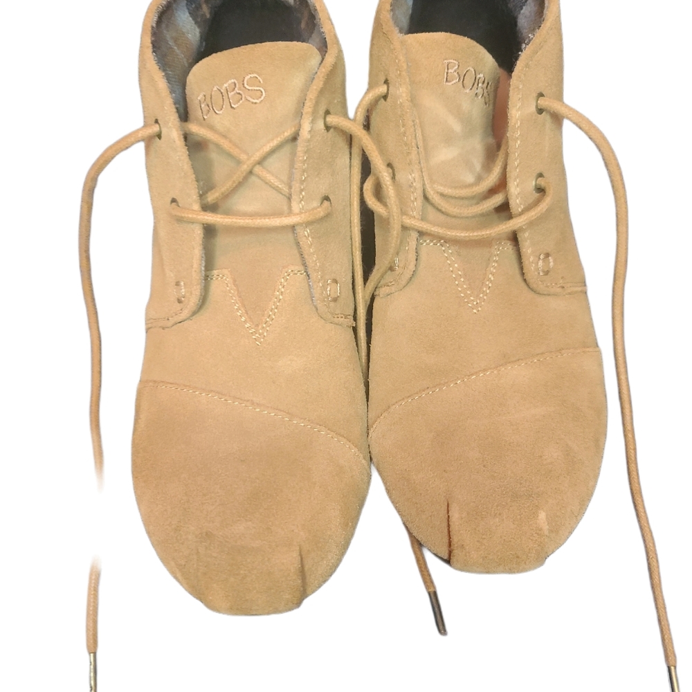 Women's Bobs tan wedges